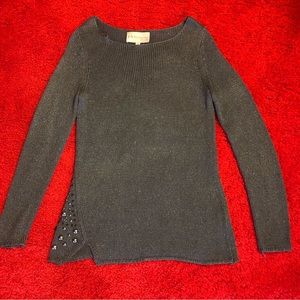 Philosophy light blouse, small size, dark gray.